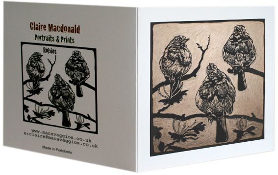 woodcut card photo